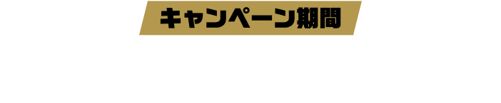 キャンペーン期間